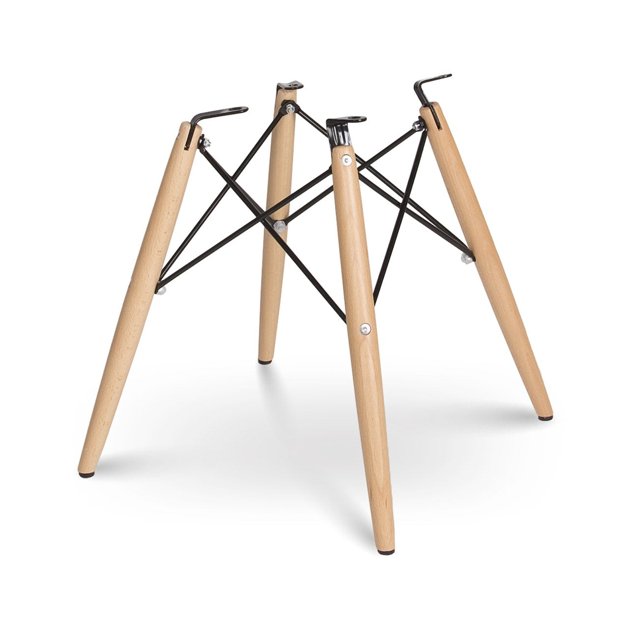Open Box: Cairo Chair - White Seat Wood Base