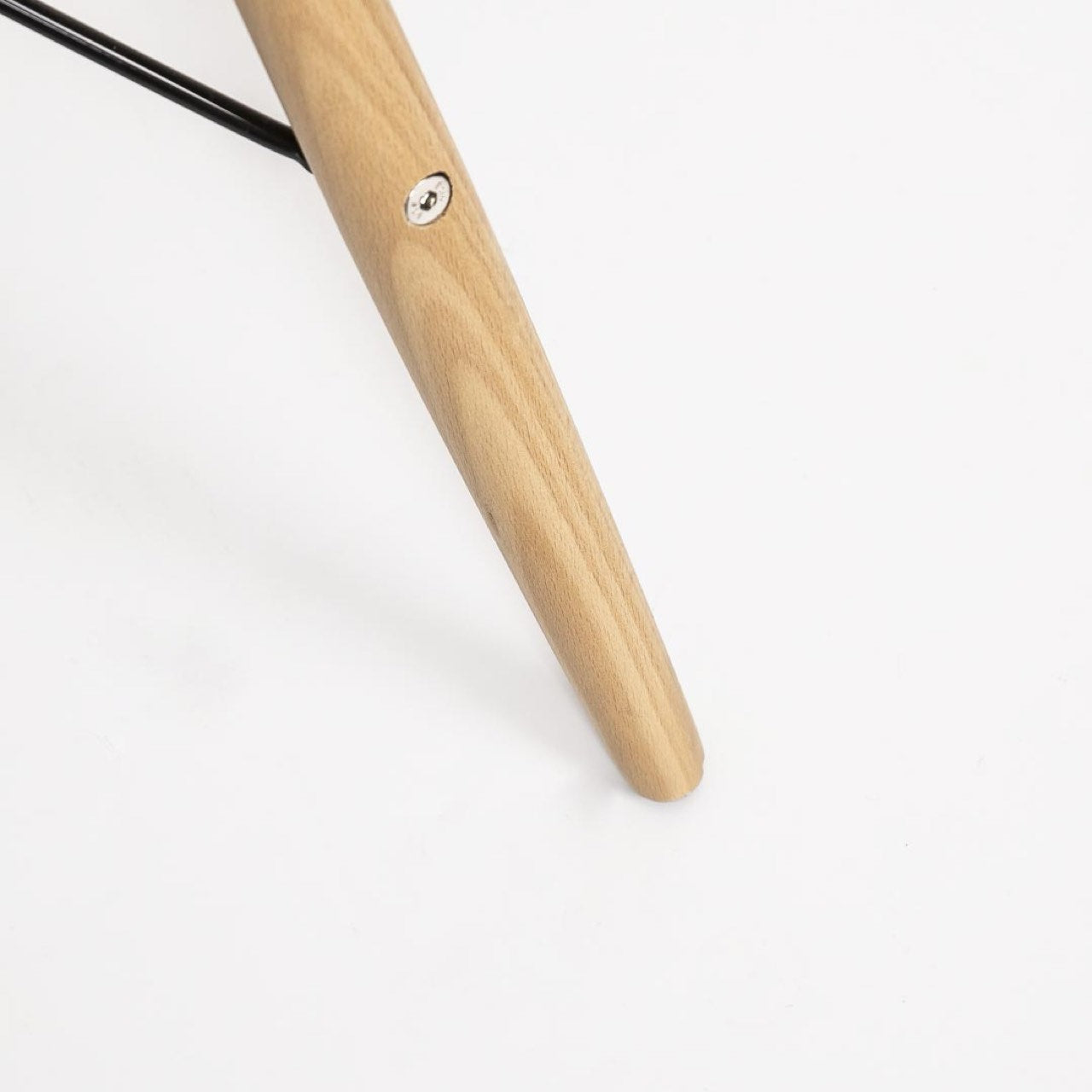 Open Box: Cairo Chair - Black Seat Wood Base