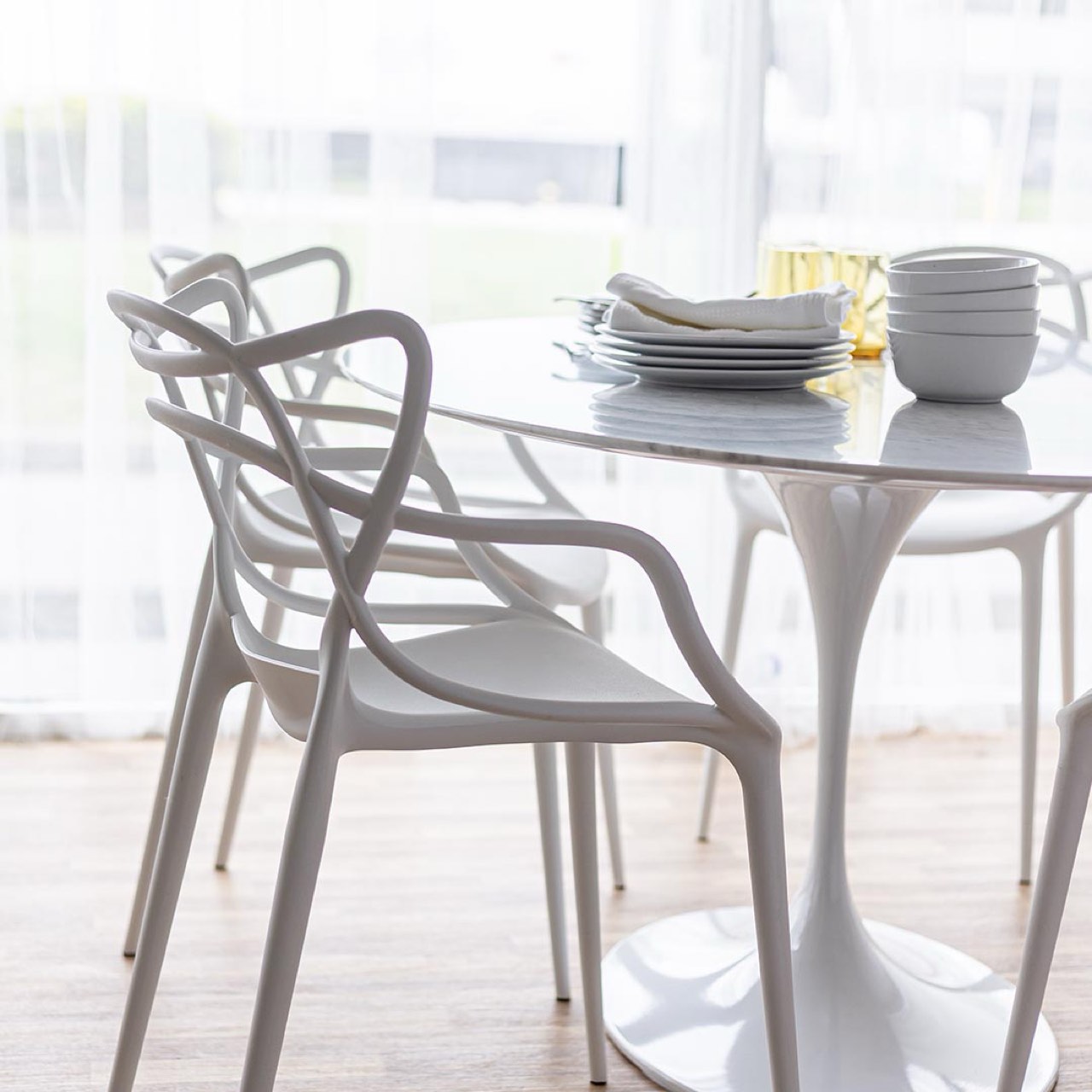 Open Box: Crane Chair - White