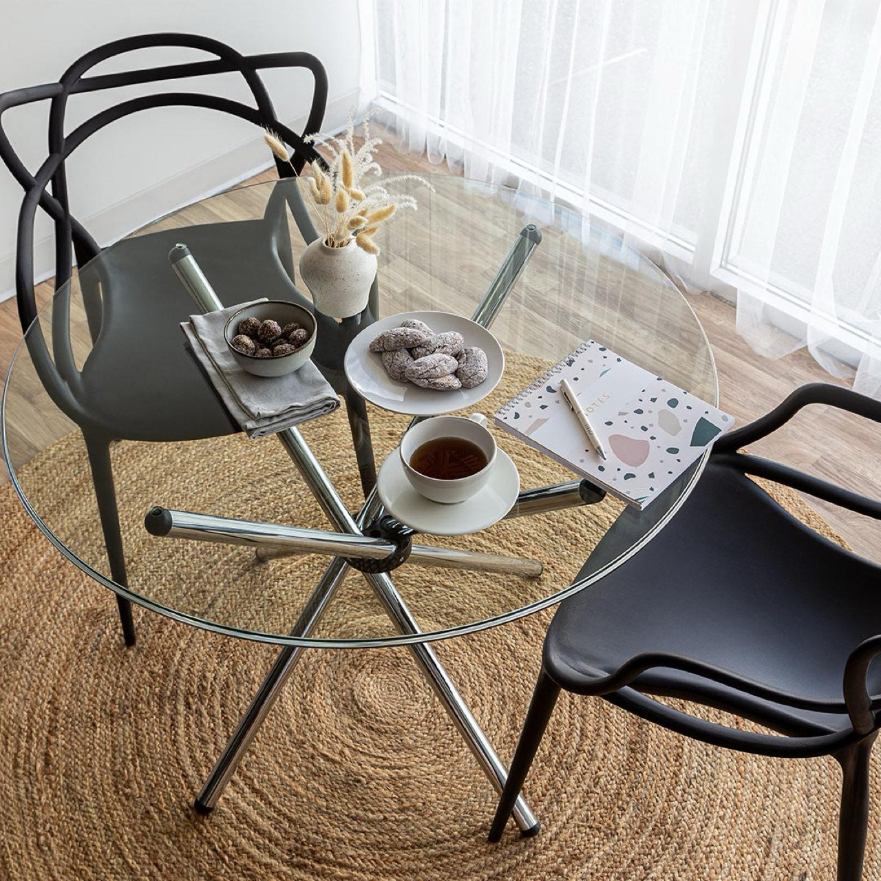 Open Box: Crane Chair - Matte Black