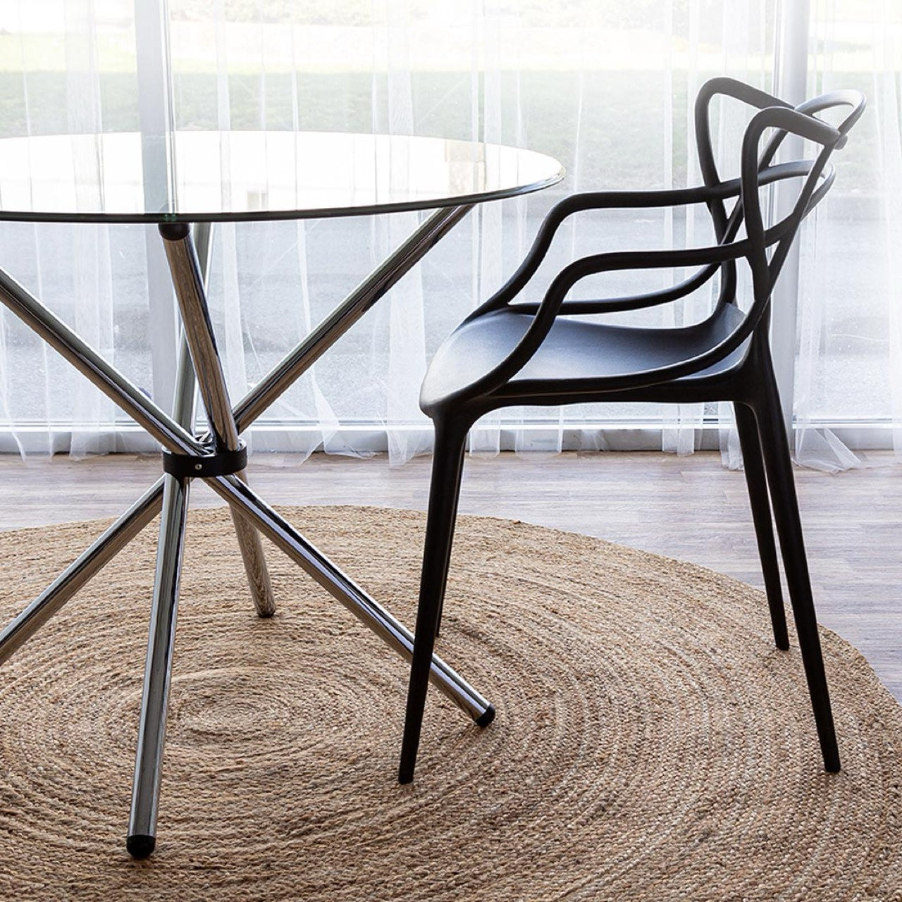 Open Box: Crane Chair - Matte Black