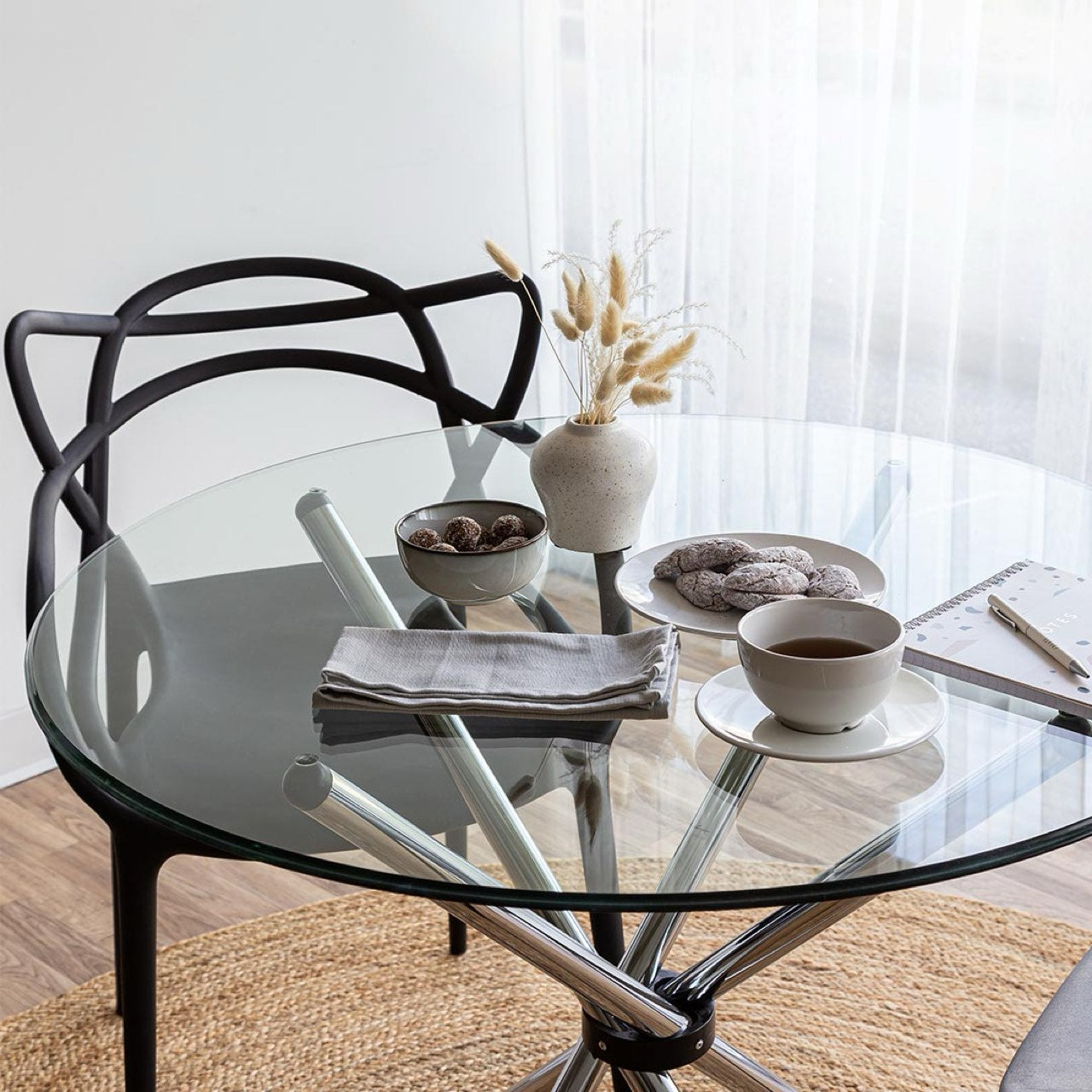 Open Box: Crane Chair - Matte Black
