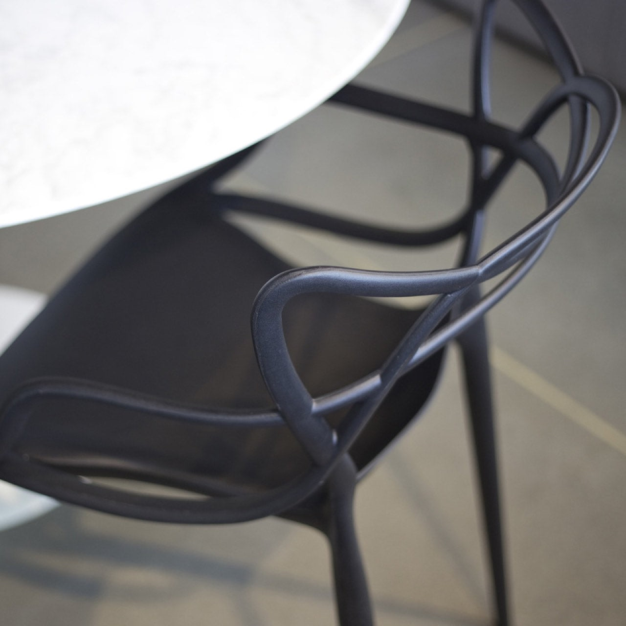 Open Box: Crane Chair - Matte Black