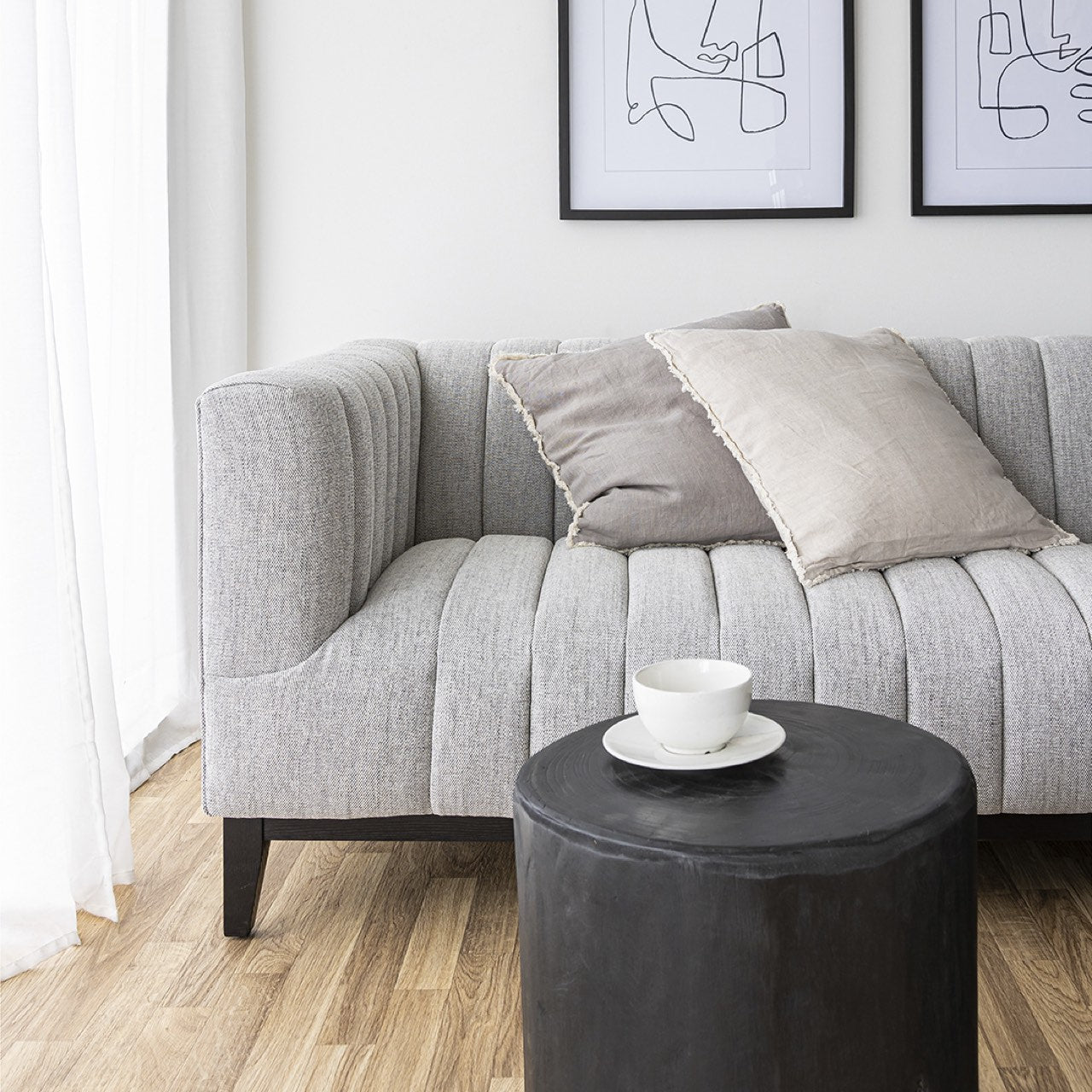 Open Box: Elliot Sofa - Stone