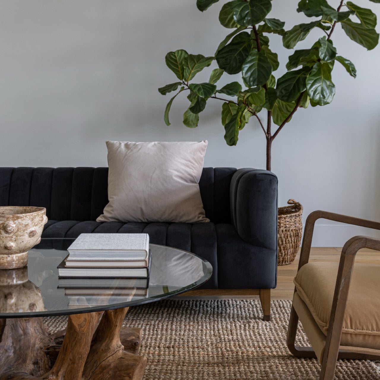 Open Box: Elliot Condo Sofa - Smoke Grey