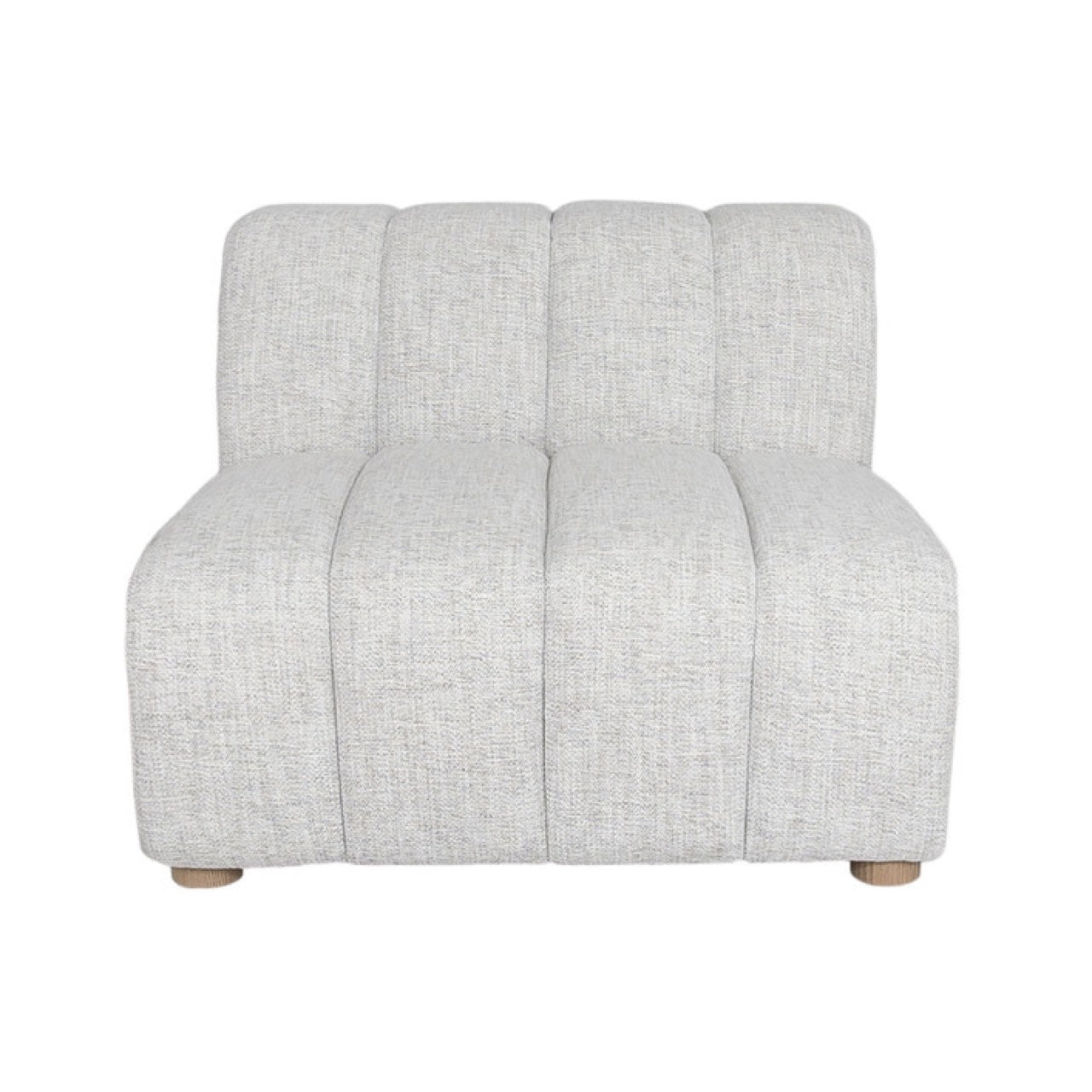 Open Box: Envy Armless Chair - Coconut