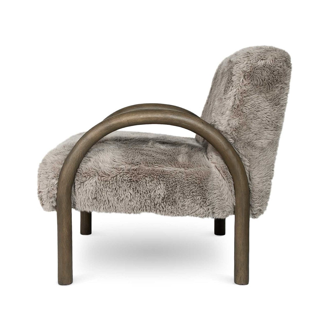 Open Box: Eros Chair - Shaggy Granite