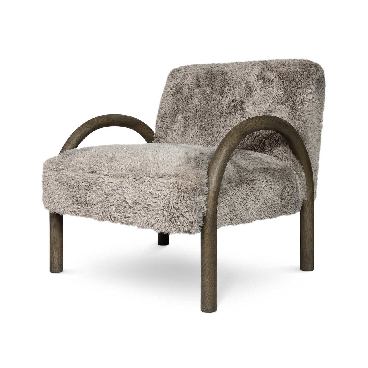 Open Box: Eros Chair - Shaggy Granite