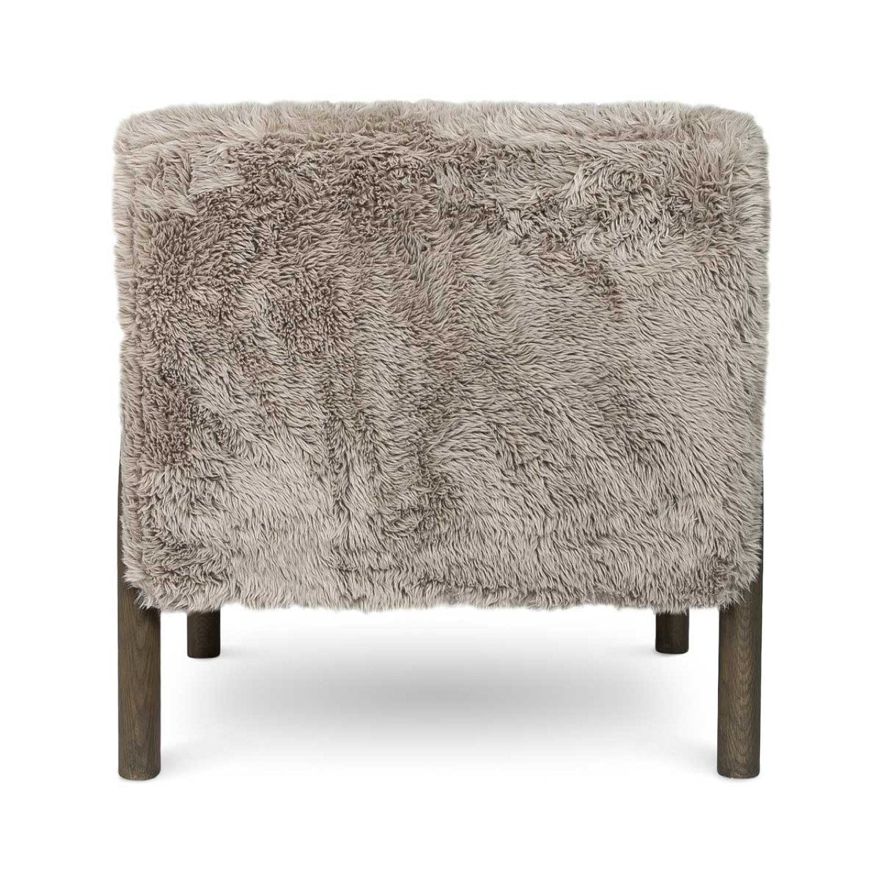 Open Box: Eros Chair - Shaggy Granite