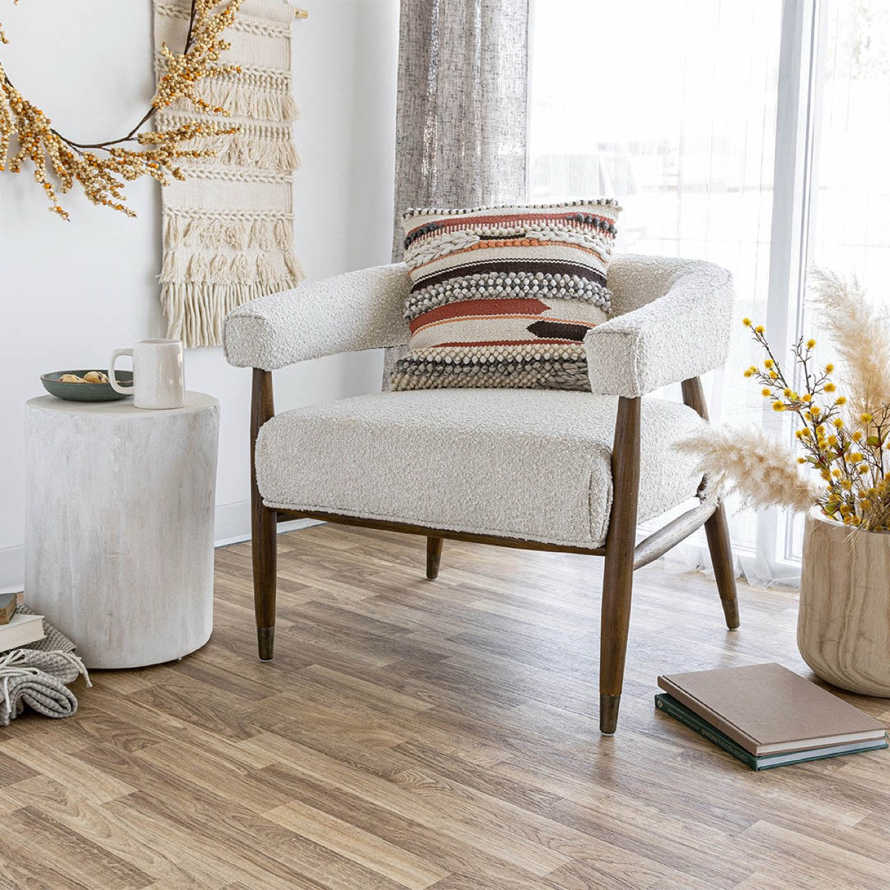 Open Box: Everest Chair - Cream Boucle