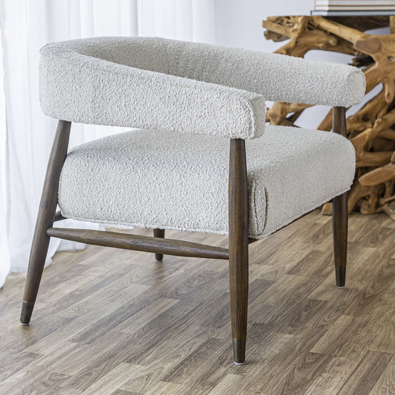 Open Box: Everest Chair - Cream Boucle