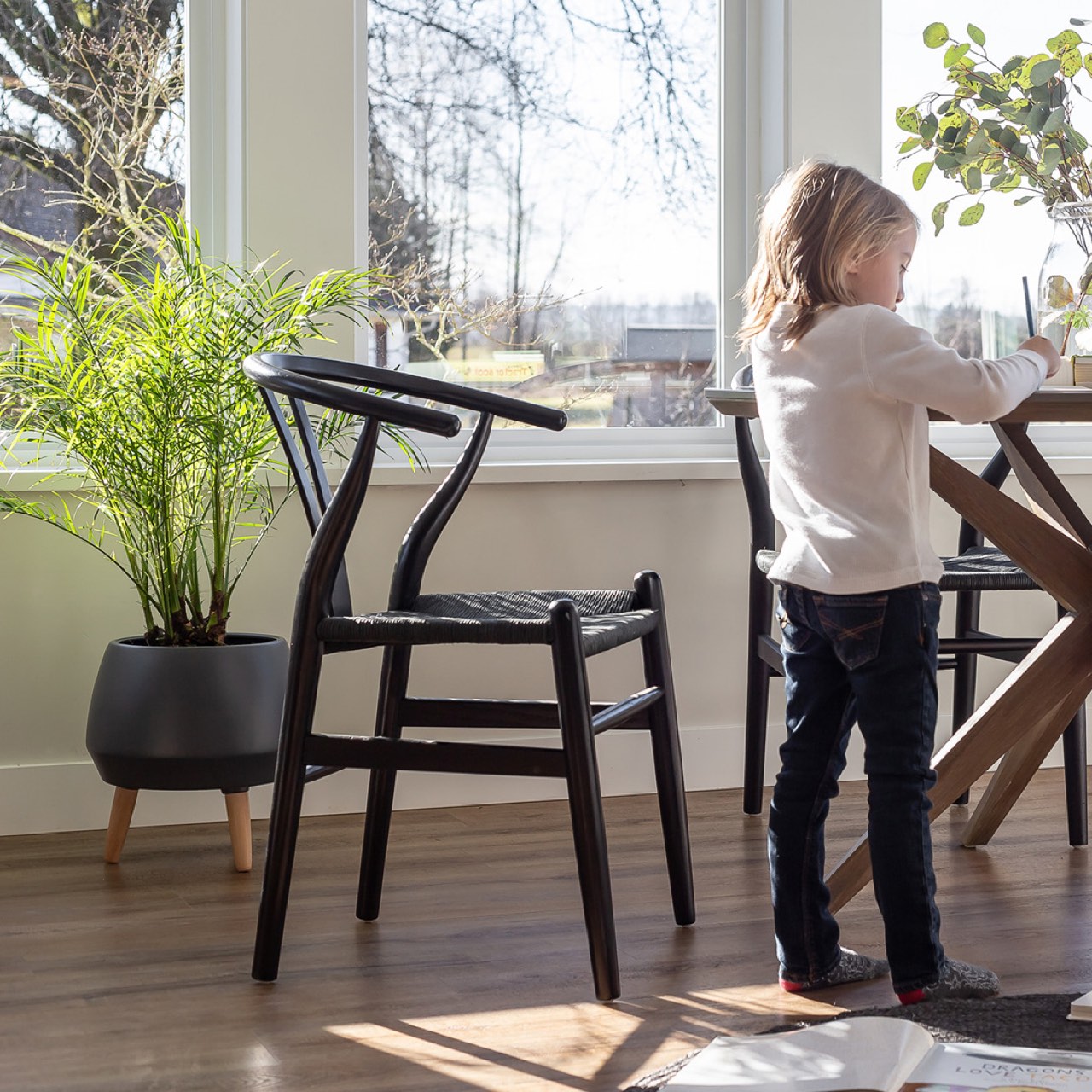 Open Box: Frida Dining Chair - Matte Black