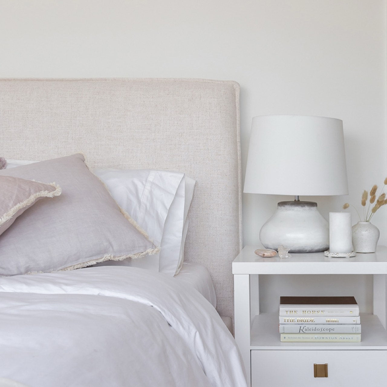 Open Box: Julia Single Headboard - Cream