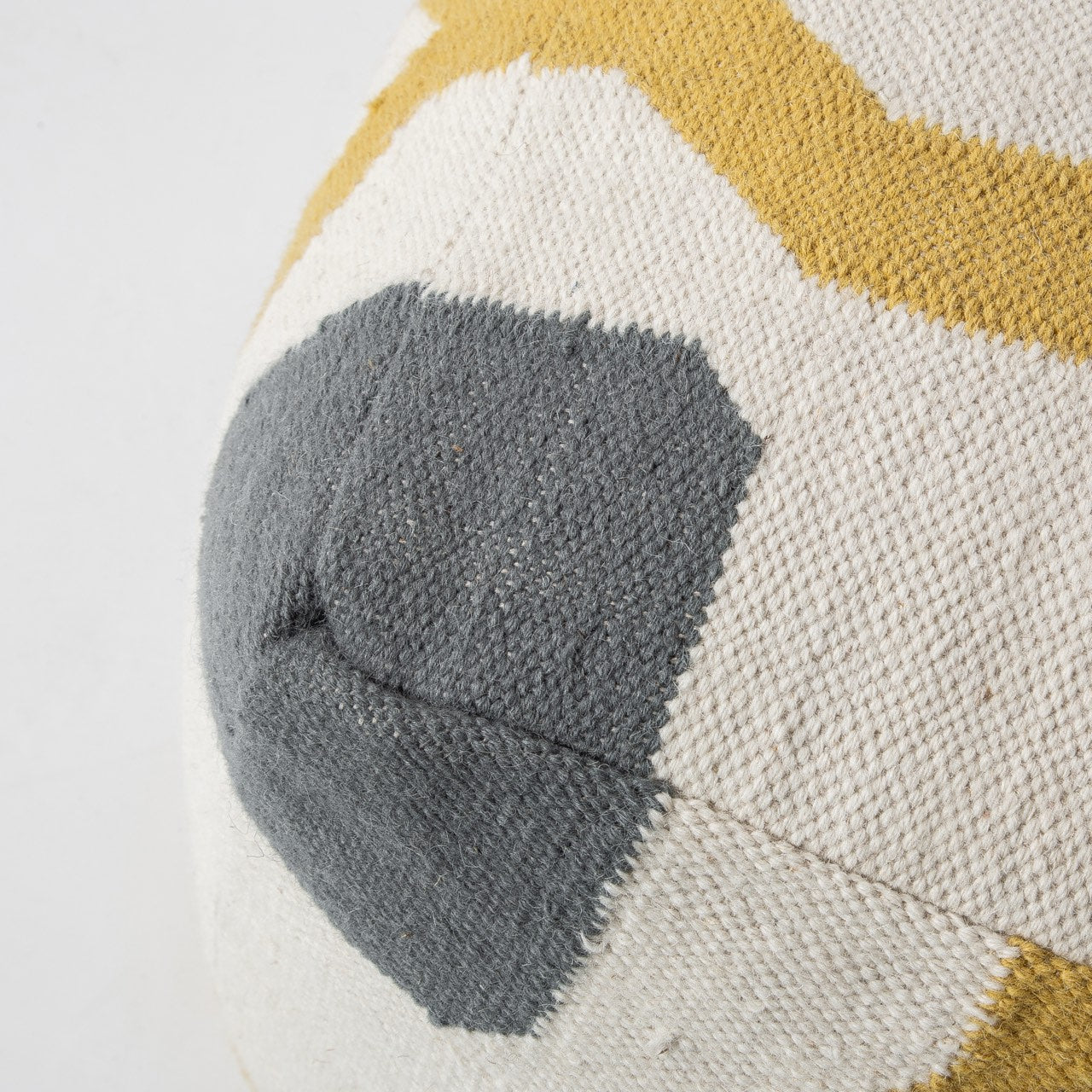 Open Box: Barcelona Pouf - Mustard Multi