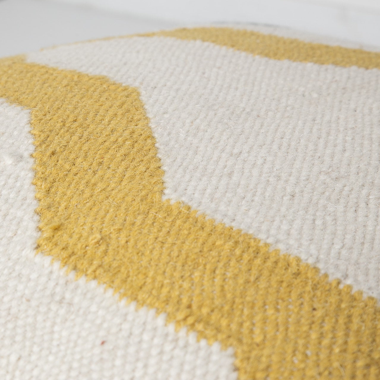 Open Box: Barcelona Pouf - Mustard Multi