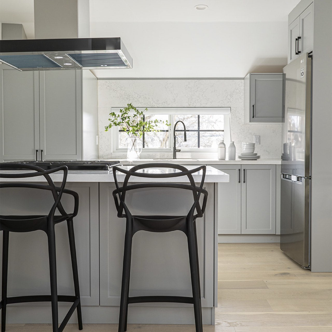 Open Box: Crane Counter Stool - Matte Black