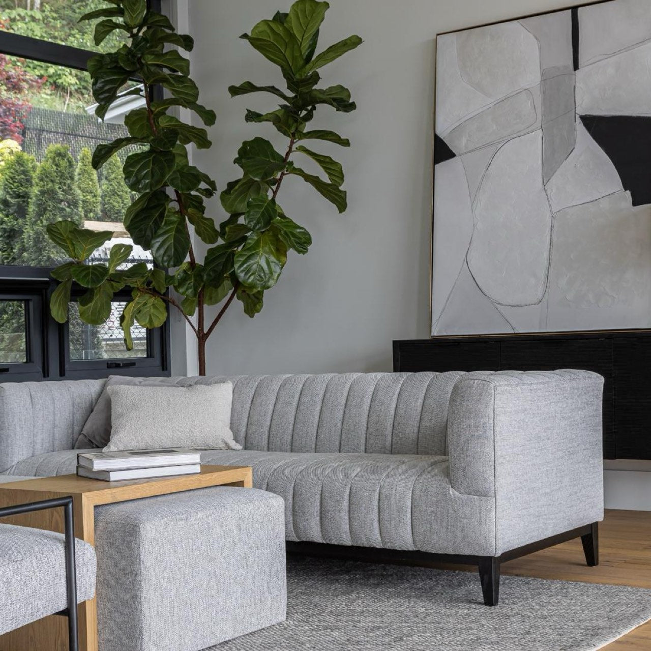Open Box: Elliot Sofa - Stone