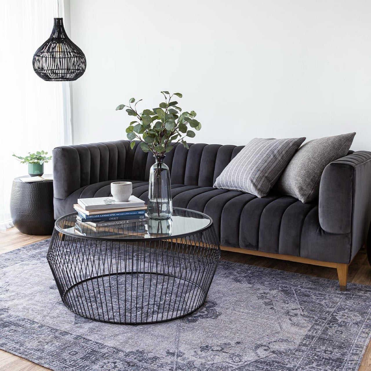 Open Box: Elliot Sofa - Smoke Grey