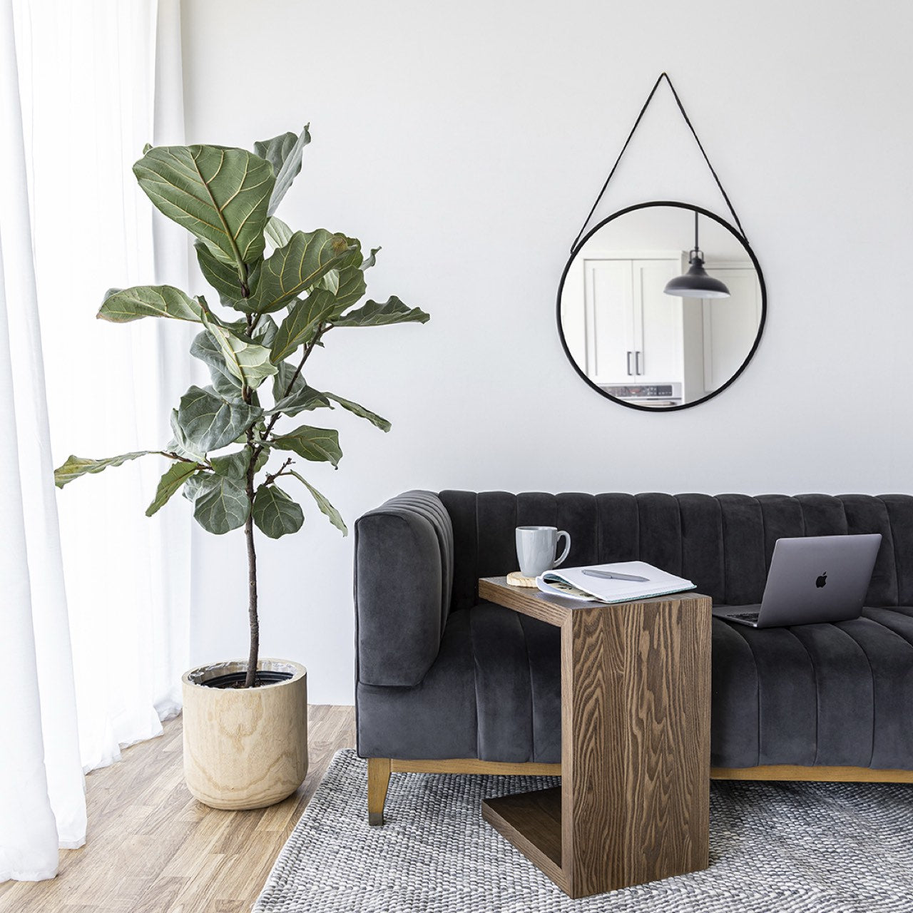 Open Box: Elliot Sofa - Smoke Grey