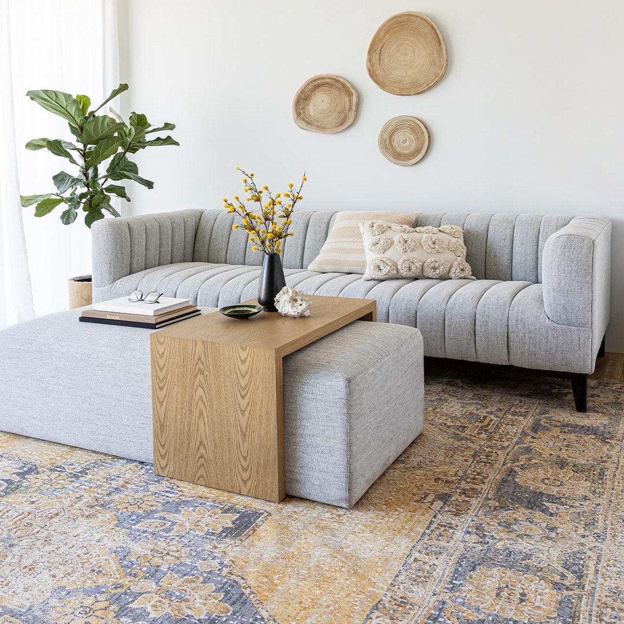Open Box: Elliot Condo Sofa - Stone