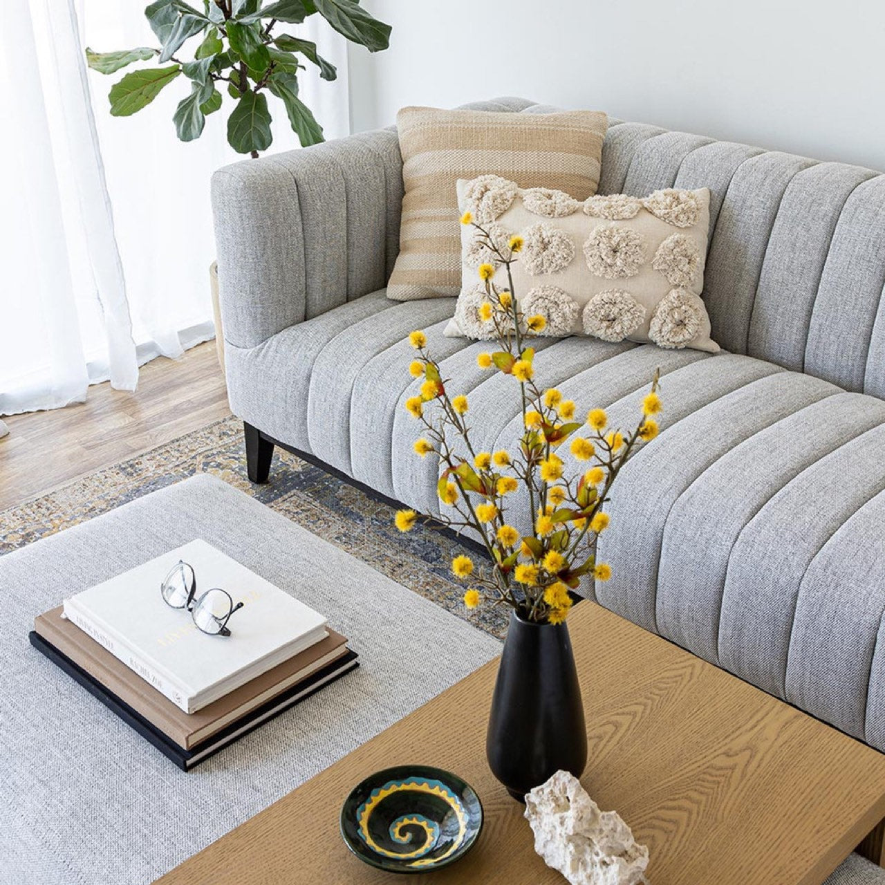 Open Box: Elliot Condo Sofa - Stone