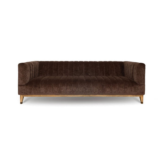 Open Box: Elliot Condo Sofa - Vintage Coffee