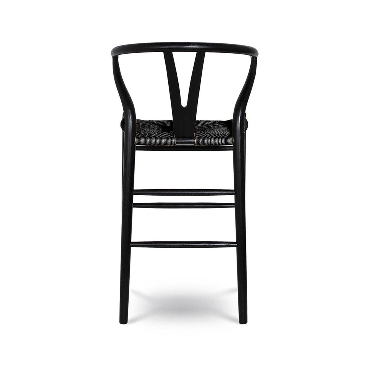 Open Box: Frida Counter Stool - Black with Black Seat