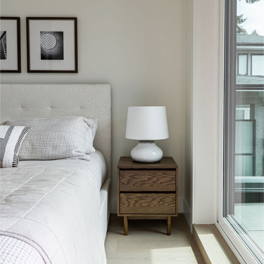 Open Box: June King Bed - Cream