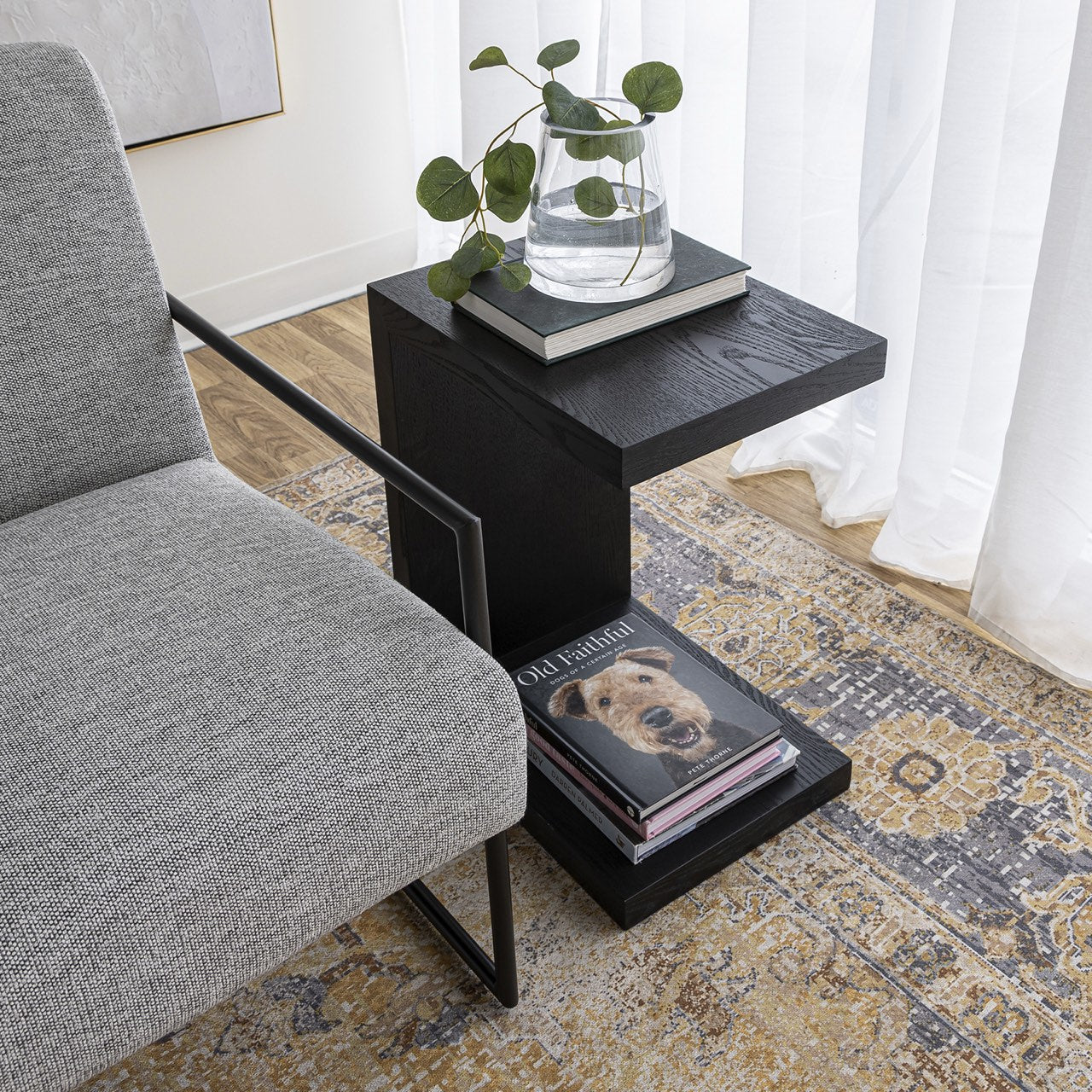Open Box: Oscar C Table - Black