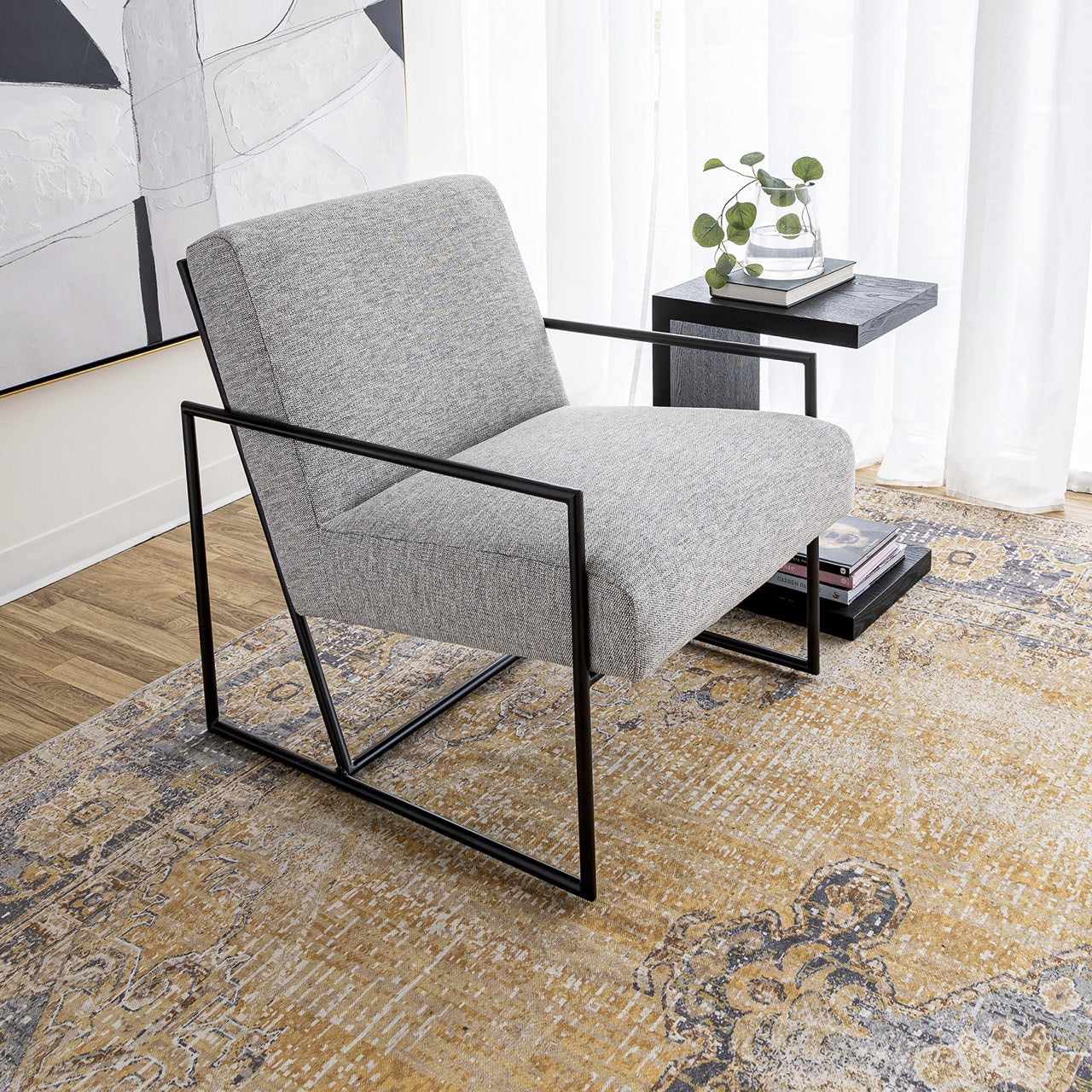 Open Box: Oscar C Table - Black