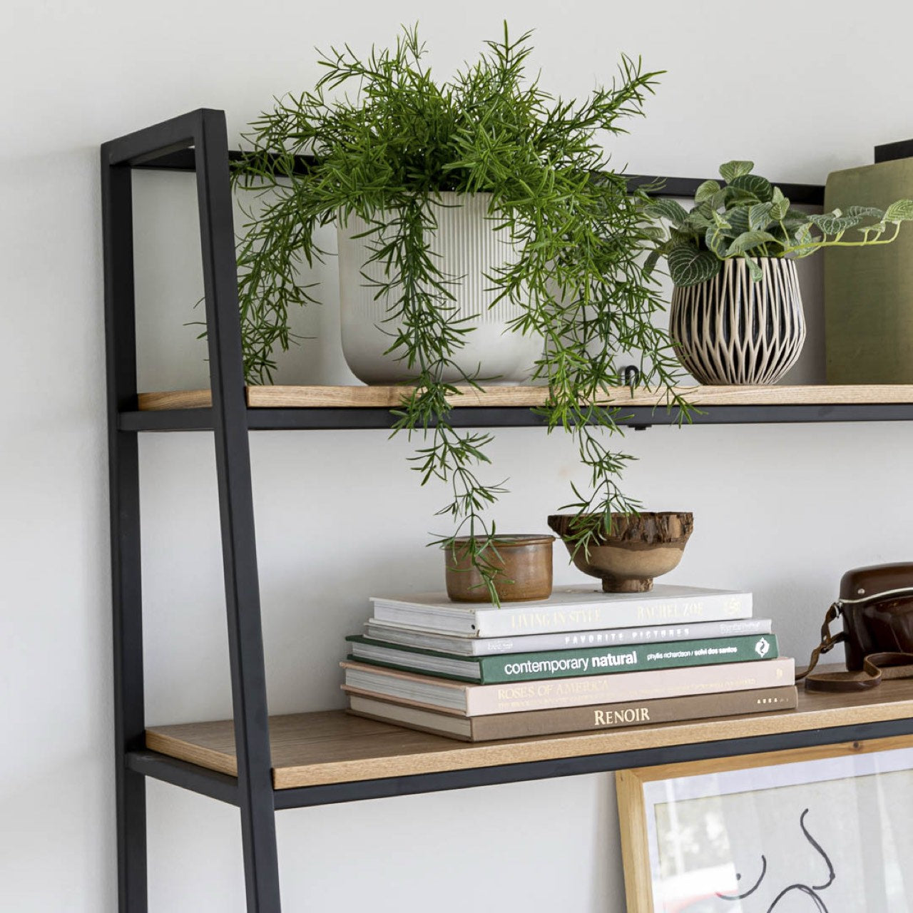Open Box: Prince Desk Shelf - Black Frame
